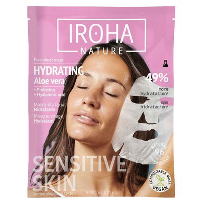 Máscara Aloé Vera + Ácido Hialurónico - IROHA -  - Imagem