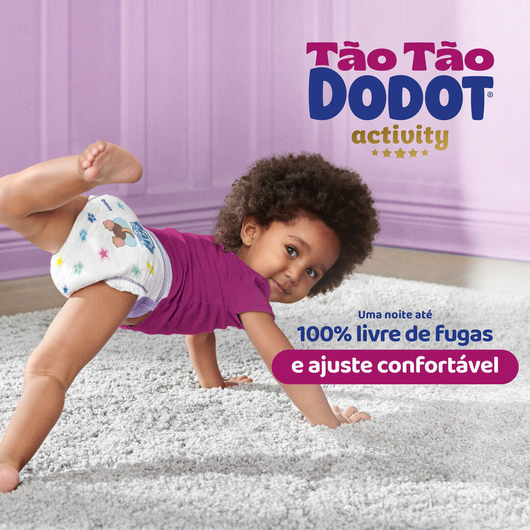 Fraldas Activity Tamanho5+ (12kg-17kg) - DODOT -  - Imagem 4