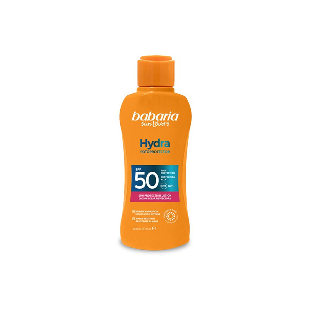 Leite Solar Aloe Hydra SPF50 - BABARIA -  - Imagem 1
