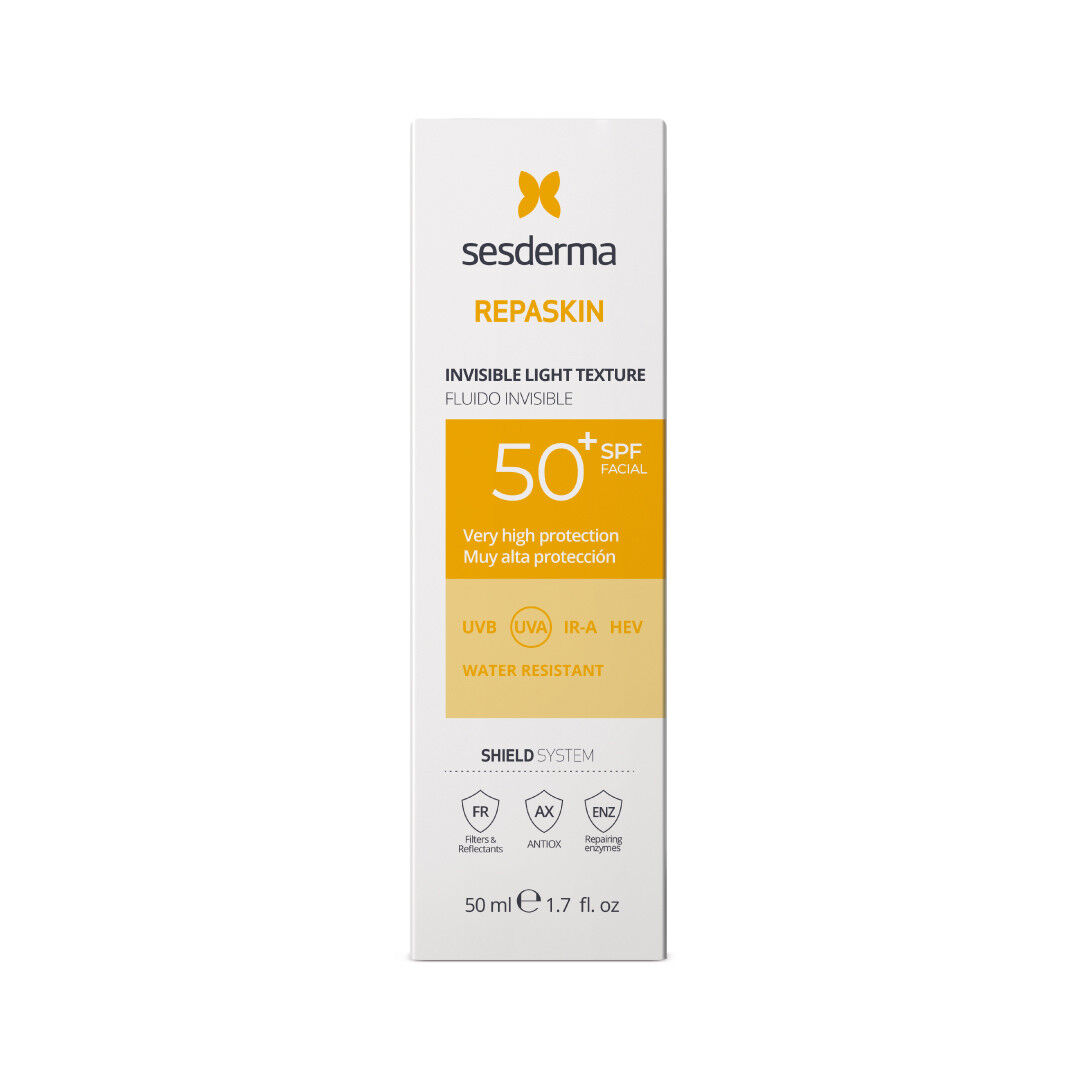 Repaskin Fotoprotetor Facial SPF50 Fluido Invis&iacute;vel - SESDERMA -  - Imagem 2