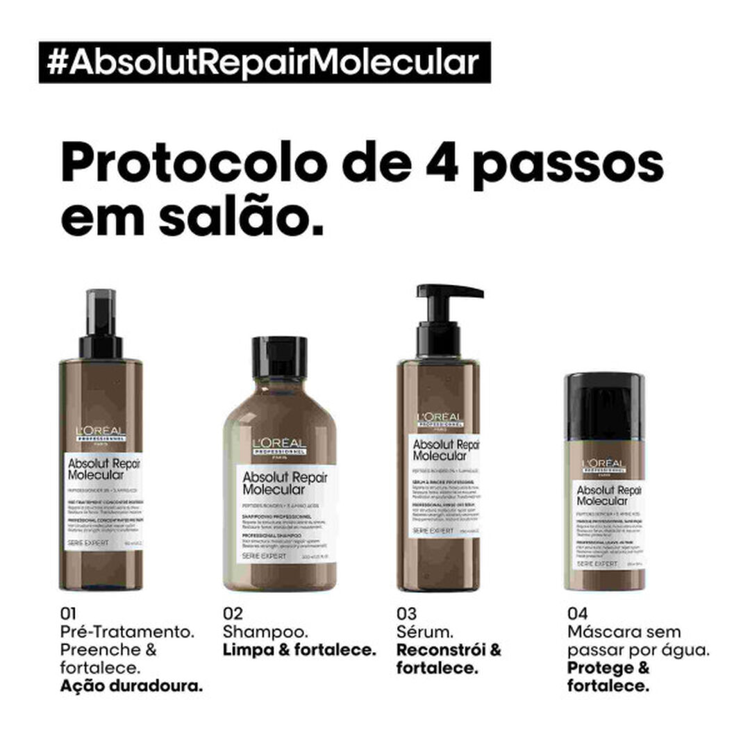 Shampoo Absolut Repair Molecular - L'OR&Eacute;AL PROFESSIONNEL - SERIE EXPERT - Imagem 2