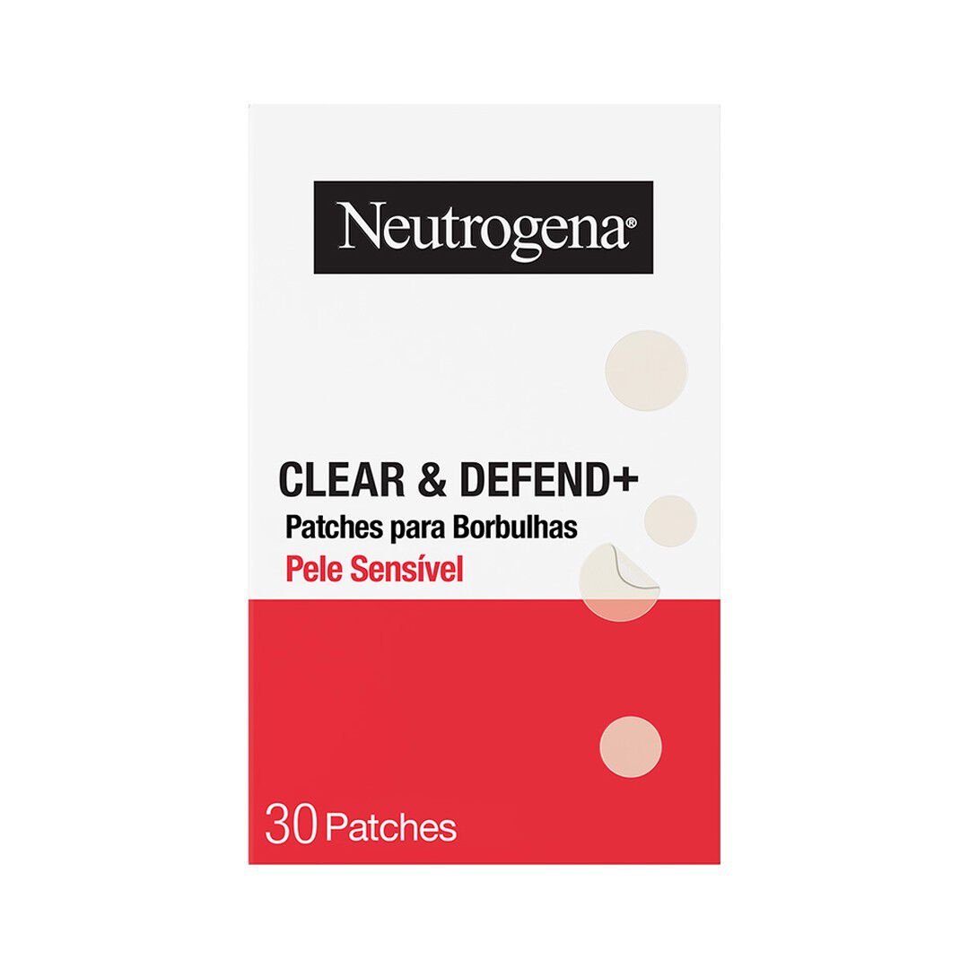 Clear & Defend+ Patches para Borbulhas para Pele Sens&iacute;vel - NEUTROGENA -  - Imagem 1