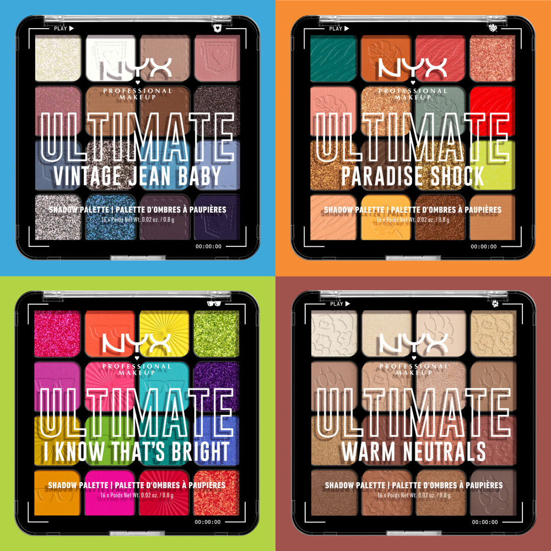 Eye Shadow Palette - I Know That's Bright - NYX Professional Makeup - Ultimate Shadow - Imagem 6