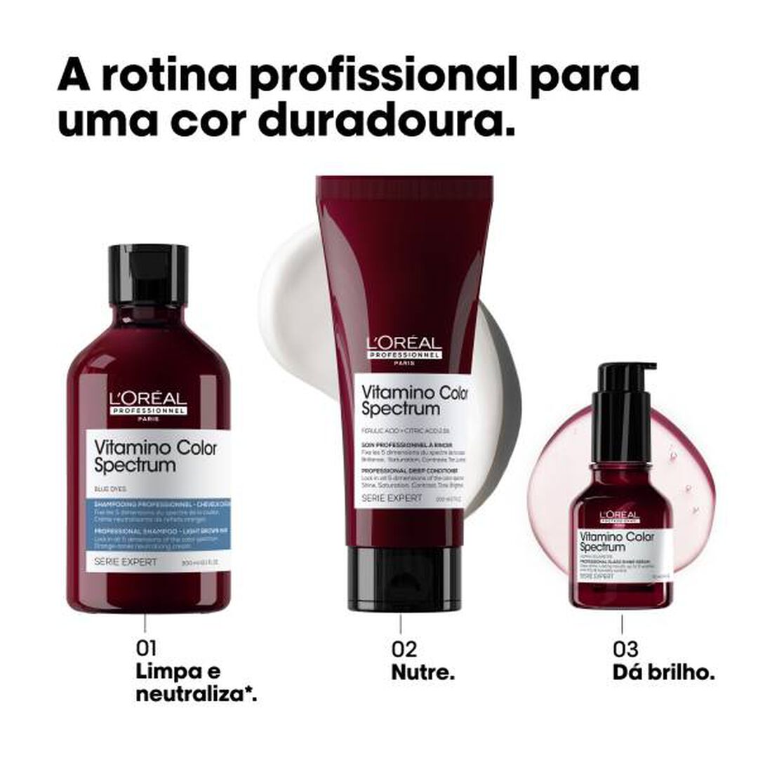 L'Oréal Professionnel Serie Expert Shampoo Azul Vitamino Color Spectrum - L'ORÉAL PROFESSIONNEL - Vitamino Color Spectrum - Imagem 6