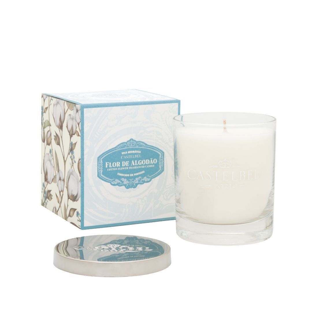 Vela Aromatizada - Castelbel - FLOR DE ALGOD&Atilde;O - Imagem 1