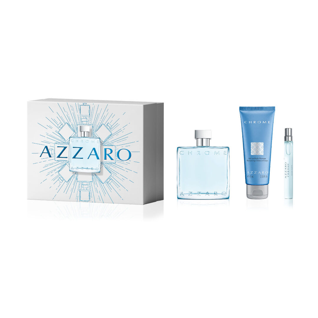 Coffret Chrome Eau de Toilette 100ml - AZZARO - Chrome - Imagem 1