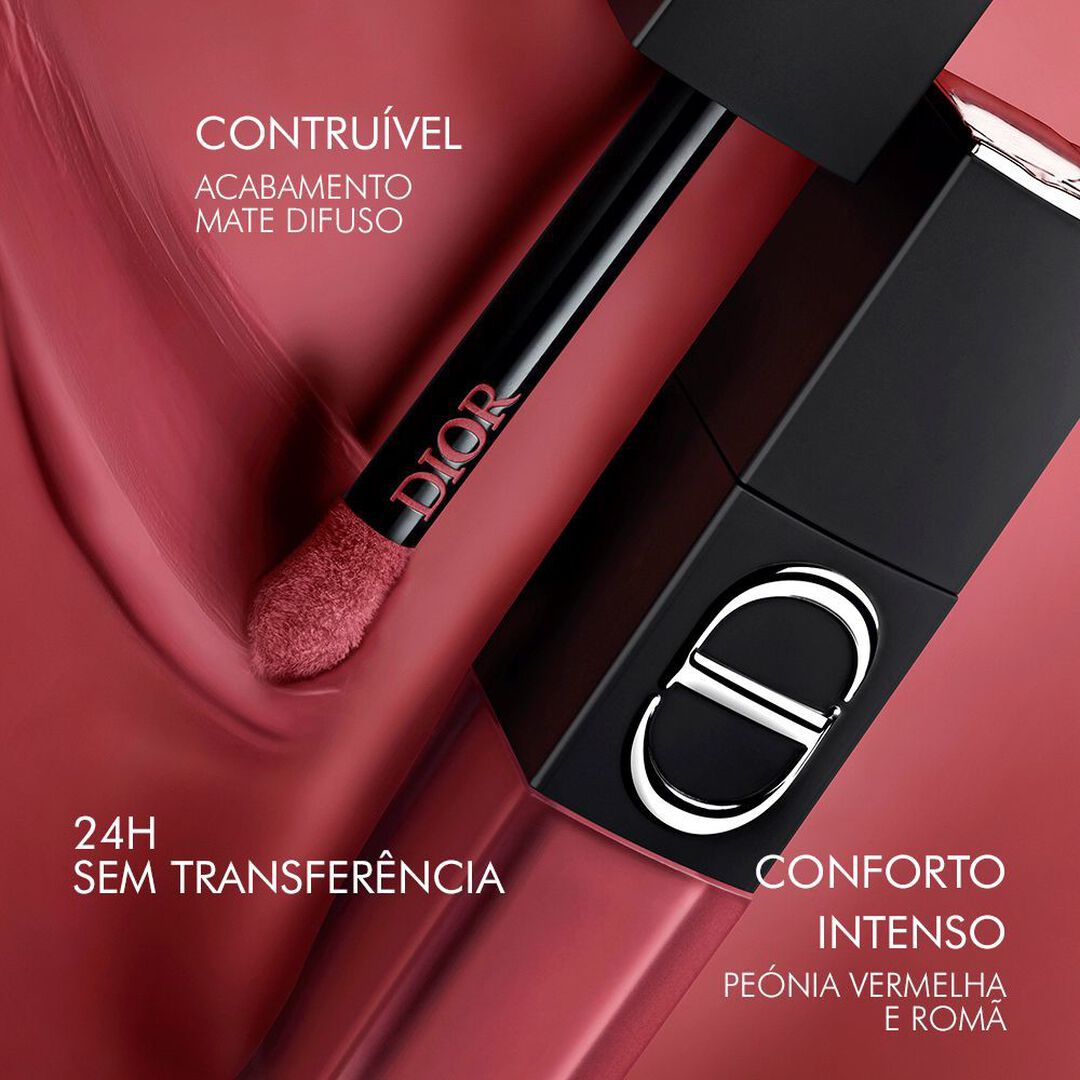 Ink Blur Matte - Batom l&iacute;quido sem transfer&ecirc;ncia - Dior - Rouge Dior On Stage - Imagem 3