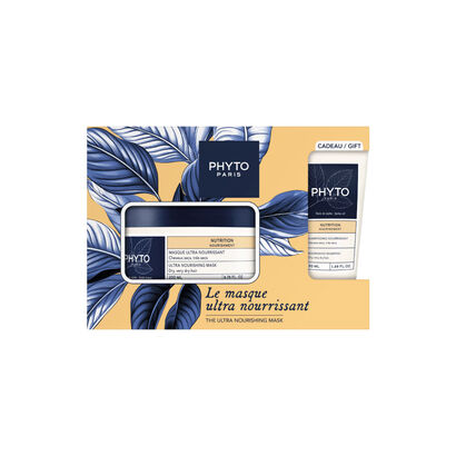 Coffret M&aacute;scara + Champ&ocirc; Nutri&ccedil;&atilde;o - Phyto Paris - PHYTO - Imagem