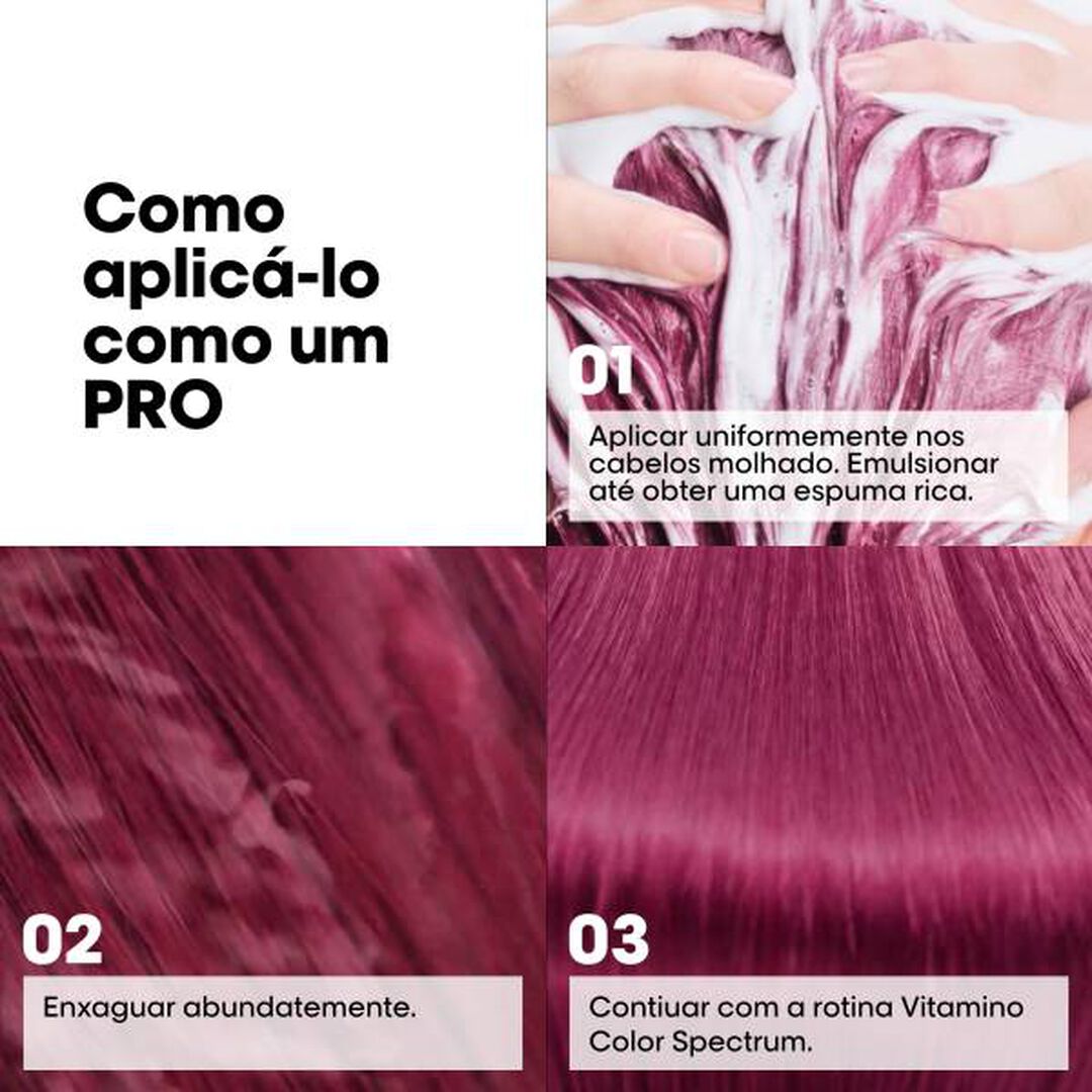 L'Oréal Professionnel Serie Expert Shampoo Vitamino Color Spectrum - L'ORÉAL PROFESSIONNEL - Vitamino Color Spectrum - Imagem 12