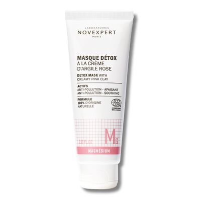 Detox Mask With Creamy Pink Clay - NOVEXPERT - Magnesium - Imagem