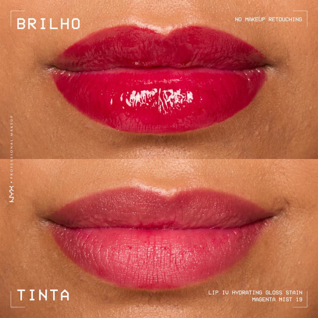 Lip I.V. - Lip Gloss Stain Hidratante - NYX Professional Makeup -  - Imagem 10