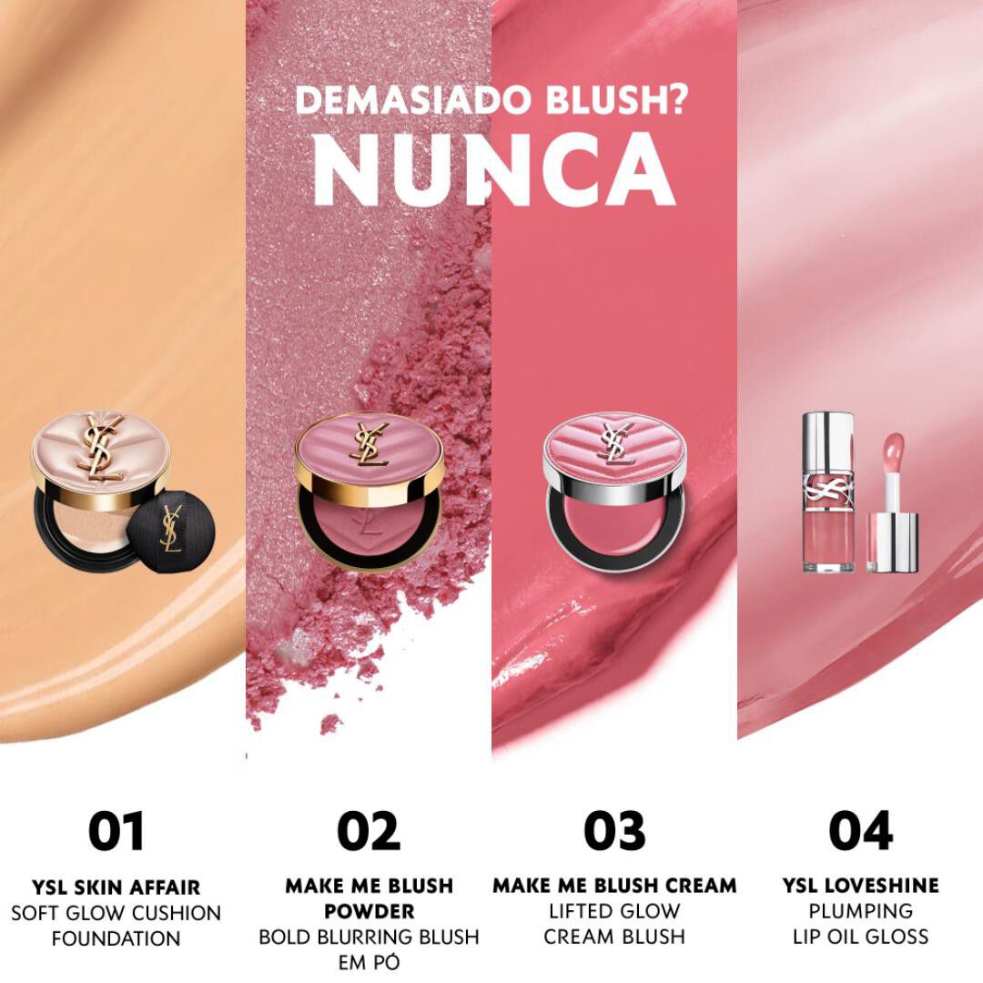 Cream Lifted Glow - Blush em Creme - Yves Saint Laurent - Make Me Blush - Imagem 3
