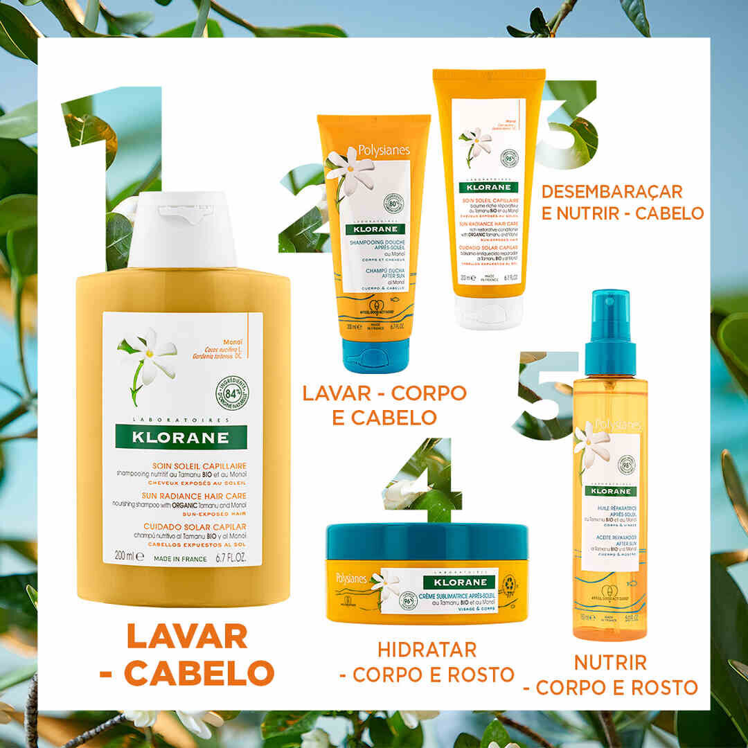 Champô Nutritivo Tamanu e Monoï - KLORANE -  - Imagem 4