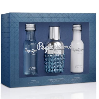 PEPE JEANS for HIM Gift Set EDT 30 ml + Shower Gel 50ml + After Shave 50ml - Pepe Jeans - Pepe Jeans For Him - Imagem