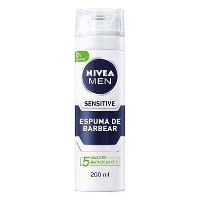 Espuma Barbear Sensitive - NIVEA -  - Imagem