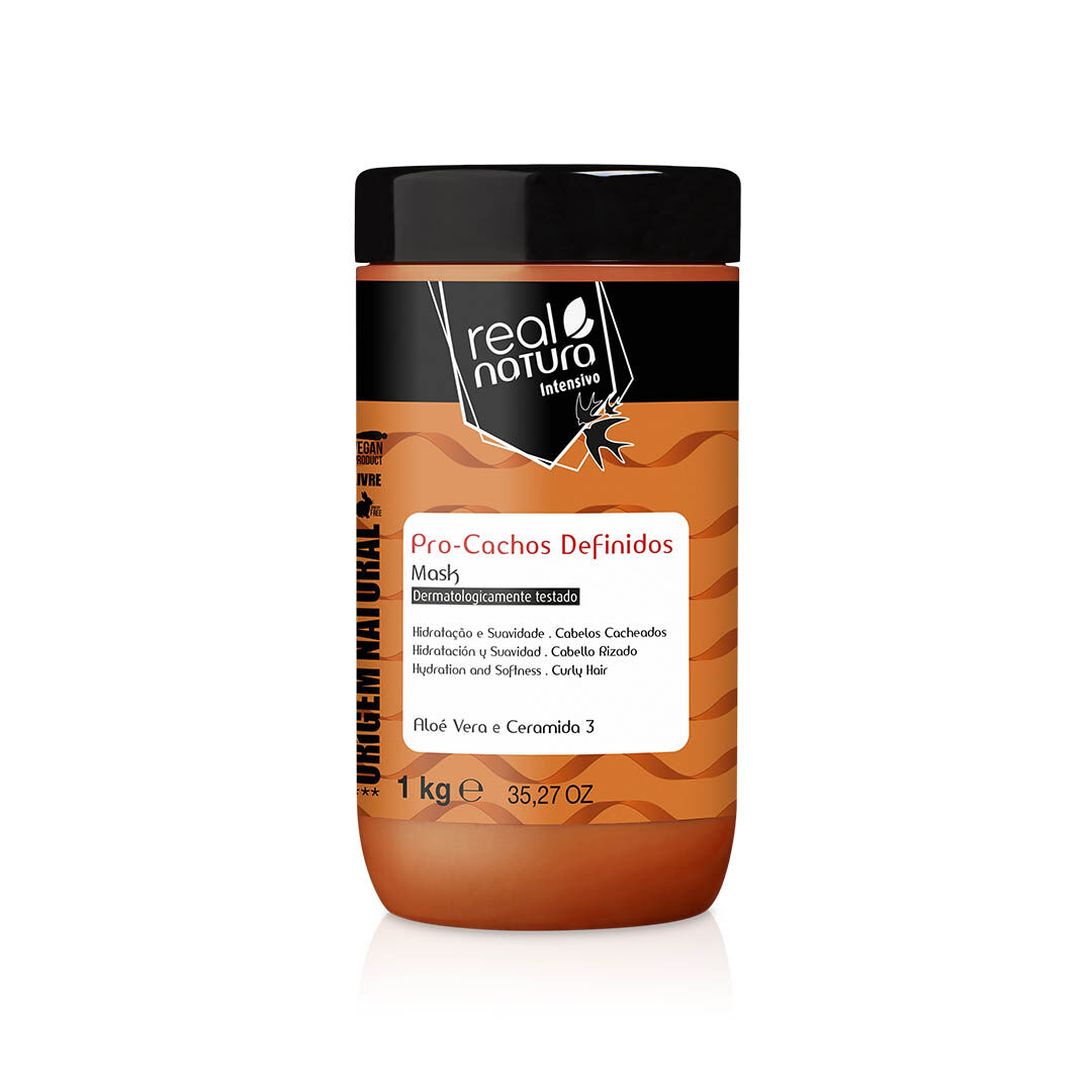 Máscara - REAL NATURA - Pro Cachos definidos - Imagem 1
