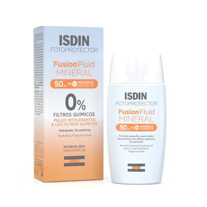 Fusion Fluid Mineral Rosto SPF50 - ISDIN -  - Imagem