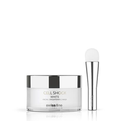 Cs White  Facial Brightening Mask - Swiss Line - Cell Shock White - Imagem