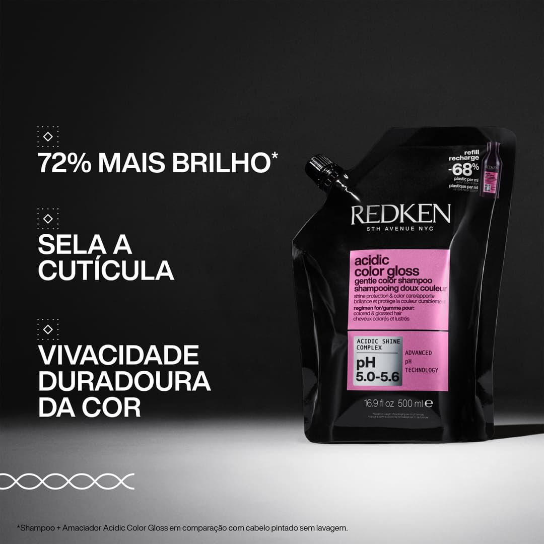 Recarga - Champ&ocirc; - Redken - ACIDIC COLOR GLOSS - Imagem 5
