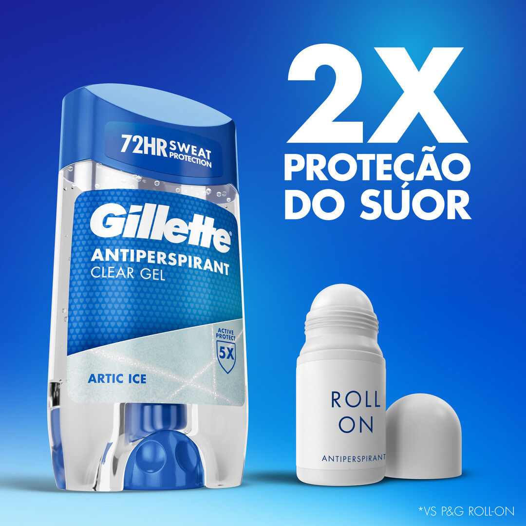 Desodorizante Stick Clear Gel Arctic Ice - GILLETTE -  - Imagem 6