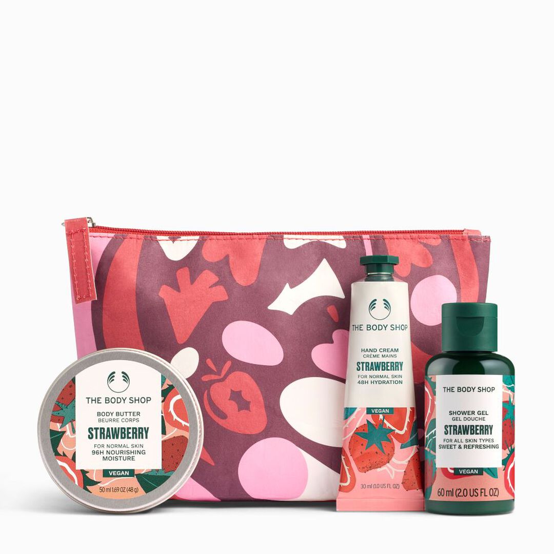 Necessaire Mini Strawberry - The Body Shop - BODY SHOP - Imagem 1