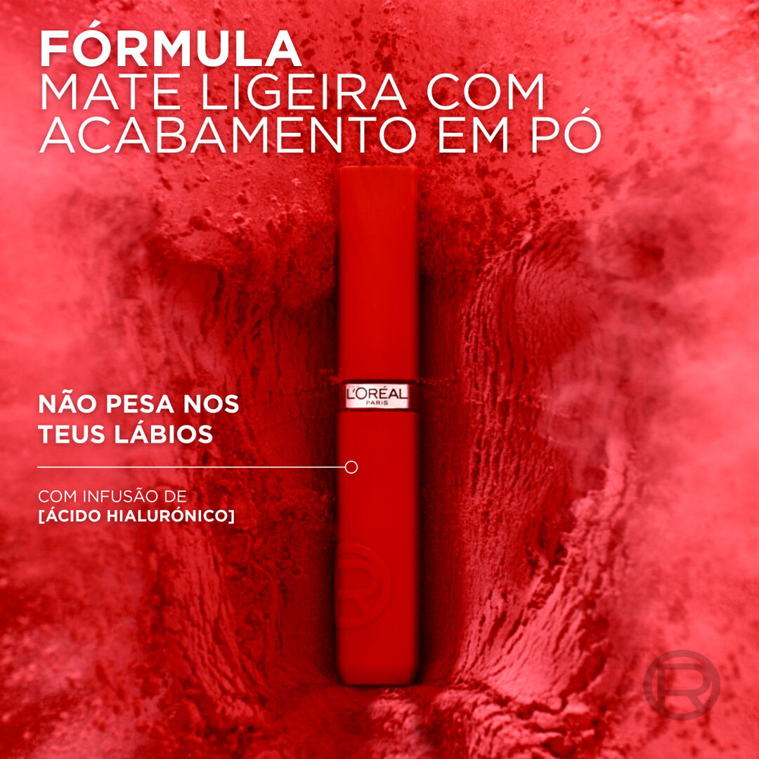 Infaillible Le Matte Resistance Batom Líquido - L'Oréal Paris - Loreal Paris - Imagem 4