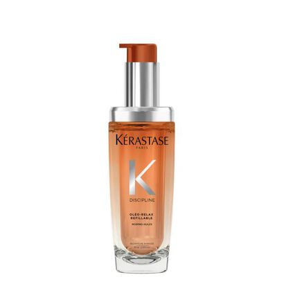 ÓLEO CAPILAR RECARREGÁVEL L'HUILE OLEO-RELAX PARA CABELO VOLUMOSO E INDISCIPLINADO - KERASTASE - Discipline - Imagem