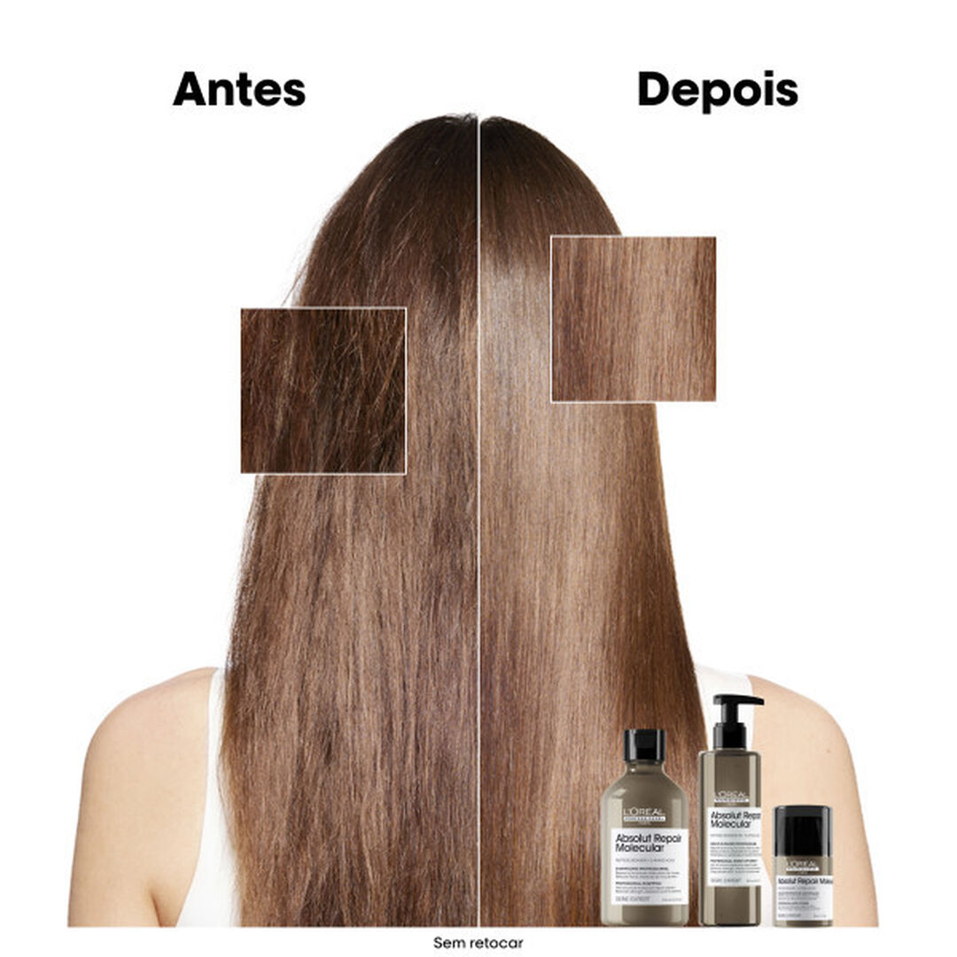 M&aacute;scara Leave-In - L'OR&Eacute;AL PROFESSIONNEL - Absolut Repair Molecular - Imagem 5