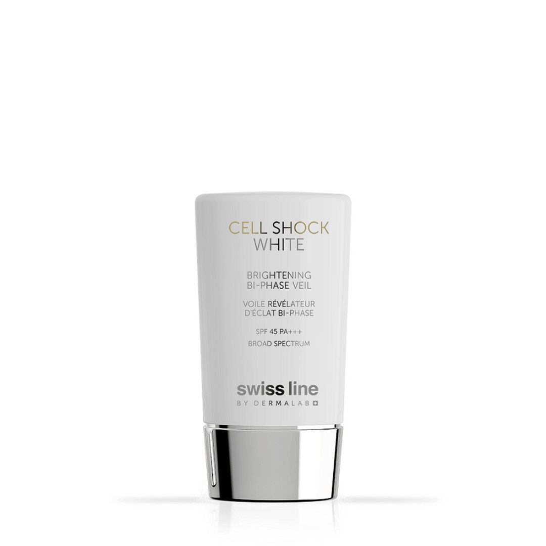 Brightening Bi-Phase Veil SPF45 - Swiss Line - Cell Shock White - Imagem 1