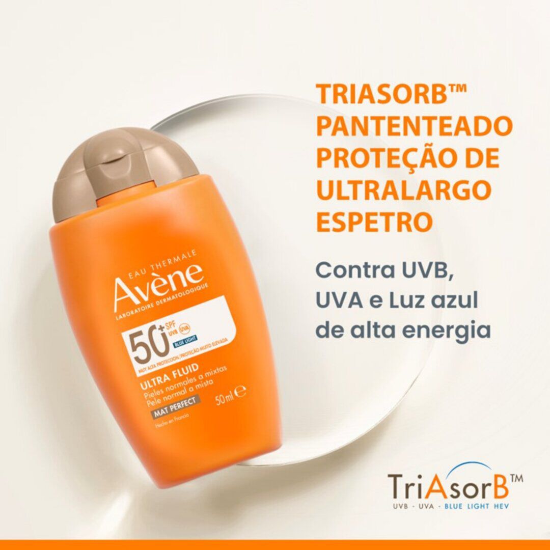 Protetor Solar Ultra Fluid Mat Perfect sem Perfume SPF50 - AVENE -  - Imagem 2
