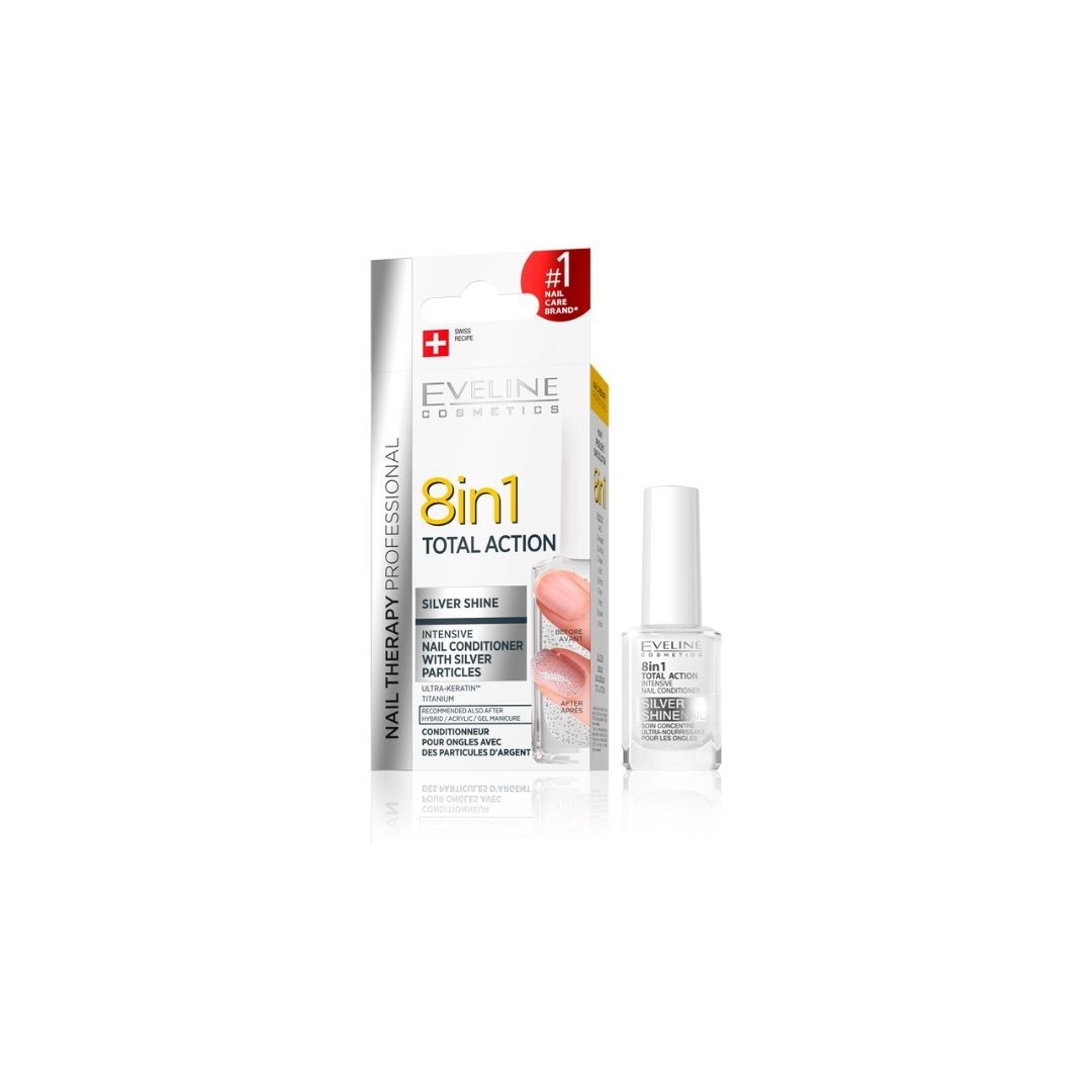 Endurecedor Unhas 8 em 1 - Silver Shine - EVELINE -  - Imagem 1