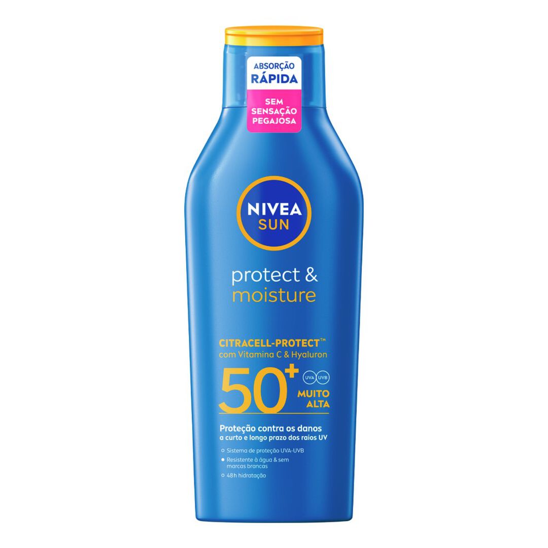 Nive Sun - Lo&ccedil;&atilde;o Protect & Moisture FP50+ - NIVEA -  - Imagem 1