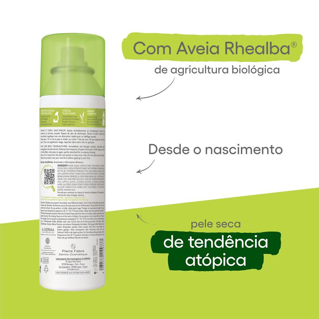 A-Derma Exomega Control Spray Emoliente - A-DERMA -  - Imagem 6