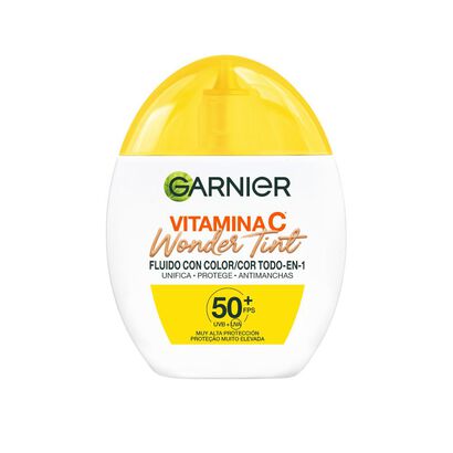 Garnier Vitamina C Wonder Tint FPS50+ (tom m&eacute;dio) - GARNIER -  - Imagem