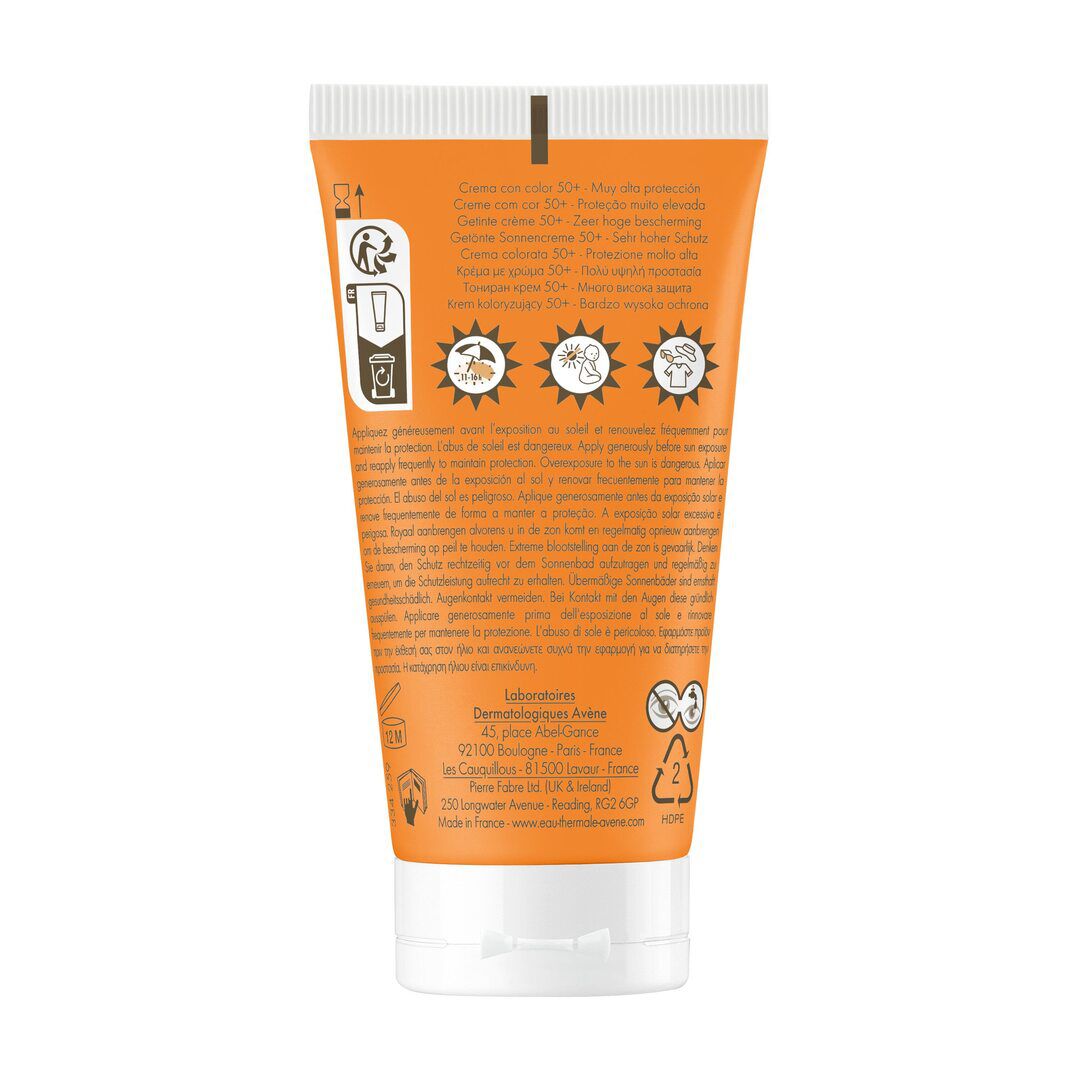 Protetor Solar Creme 50+ com Cor SPF50 - AVENE -  - Imagem 6