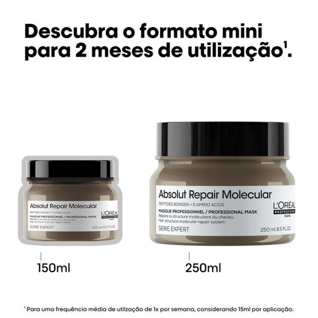 Absolut Repair Molecular M&aacute;scara - L'OR&Eacute;AL PROFESSIONNEL - SERIE EXPERT - Imagem 3
