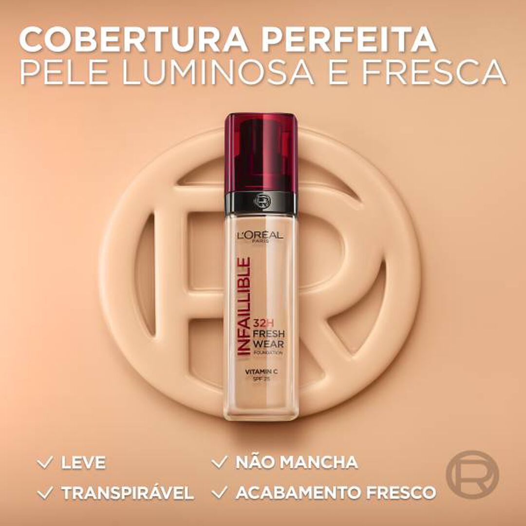 Base Infaillible 32H Freshwear - L'Oréal Paris - L'Oreal Maquilhagem - Imagem 11