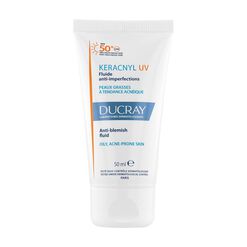 Ducray Keracnyl UV Flu&iacute;do Anti-Imperfei&ccedil;&otilde;es FPS50+ 50ml, , hi-res