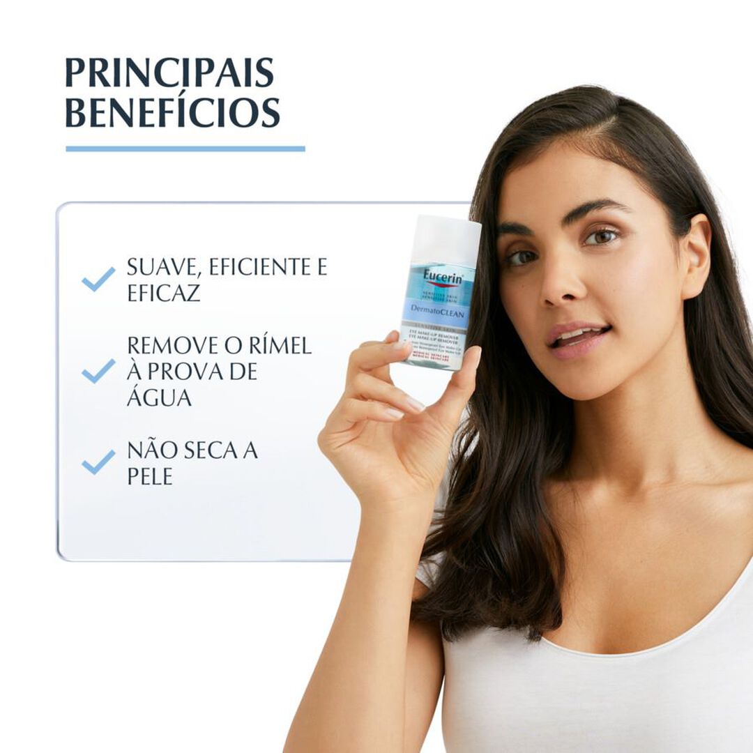 DermatoCLEAN [Hyaluron] Desmaquilhante de Olhos - EUCERIN -  - Imagem 3