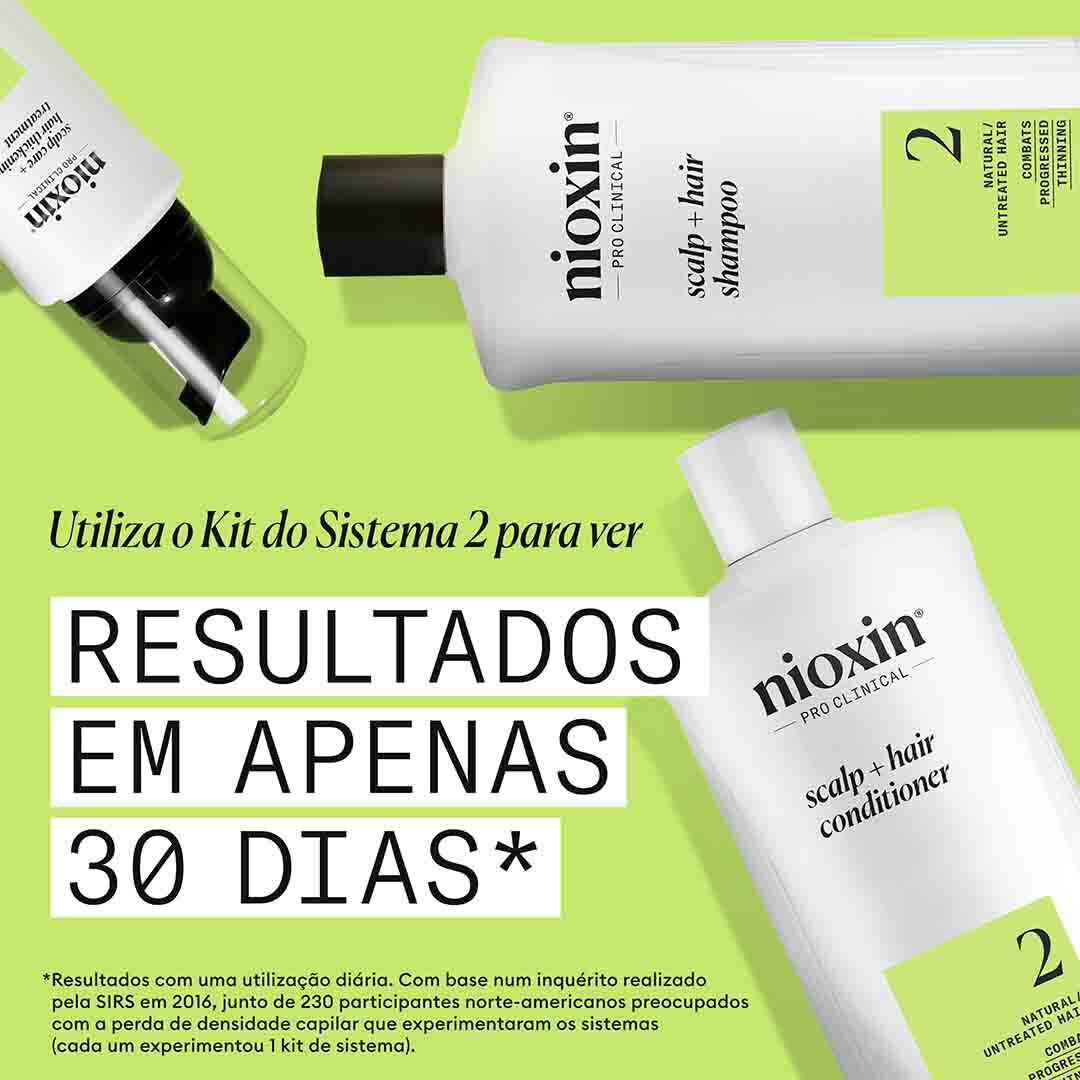 Kit Tratamento Cabelo Natural - Nioxin - Sistema 2 - Imagem 8