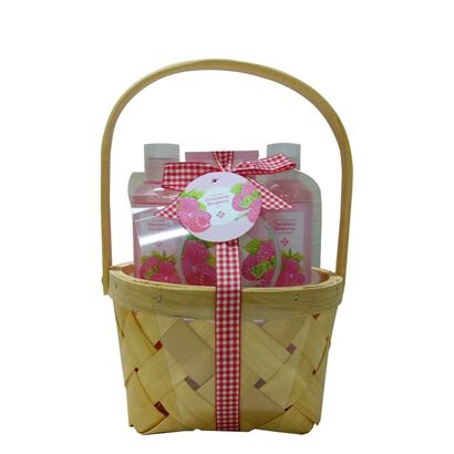 Cesto Fruits of Paradise - Framboesa - LINHAS BANHO NATAL - ROSALEE COFRET BANHO - Imagem