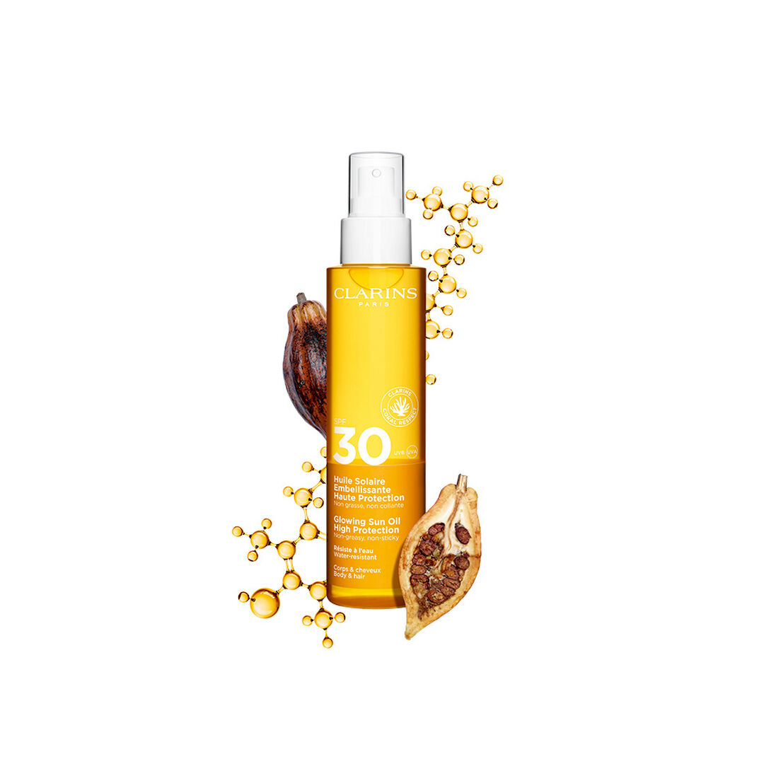 Huile Solaire Embellissante Haute Protection UVB/UVA 30 - CLARINS - CLARINS SOLARES - Imagem 3