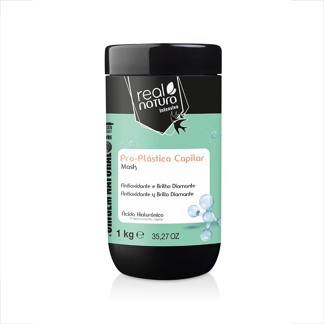 Máscara Sem Sal - REAL NATURA - Pro Plástica Capilar - Imagem 1