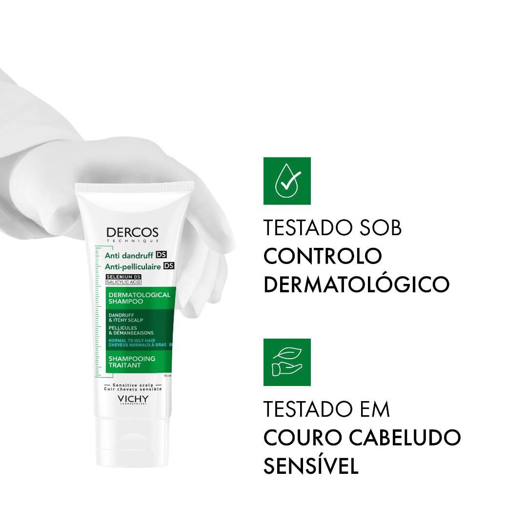 Champ&ocirc; Anticaspa para Cabelo Normal a Oleoso - DERCOS -  - Imagem 8