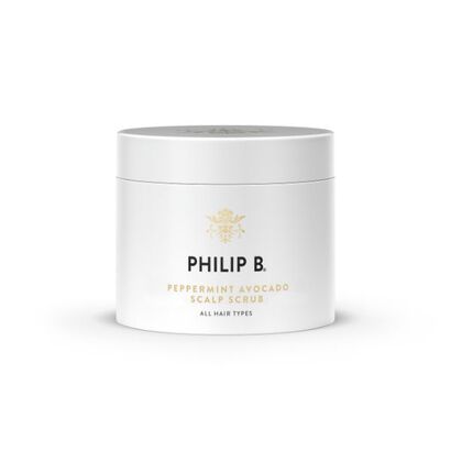 Peppermint Avocado Scalp Scrub - Philip B - Peppermint Avocado - Imagem