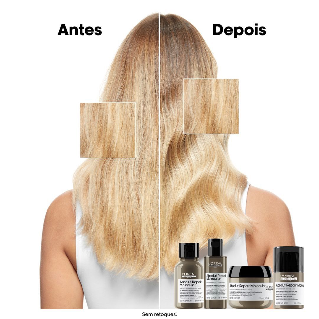 Absolut Repair Molecular M&aacute;scara - L'OR&Eacute;AL PROFESSIONNEL - SERIE EXPERT - Imagem 5
