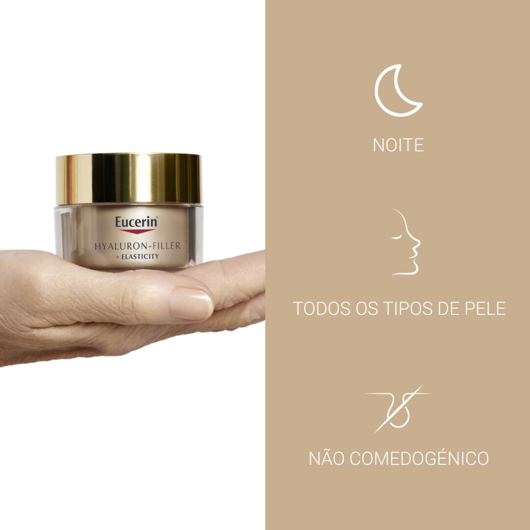 Hyaluron-Filler + Elasticity Creme de Noite - EUCERIN -  - Imagem 2