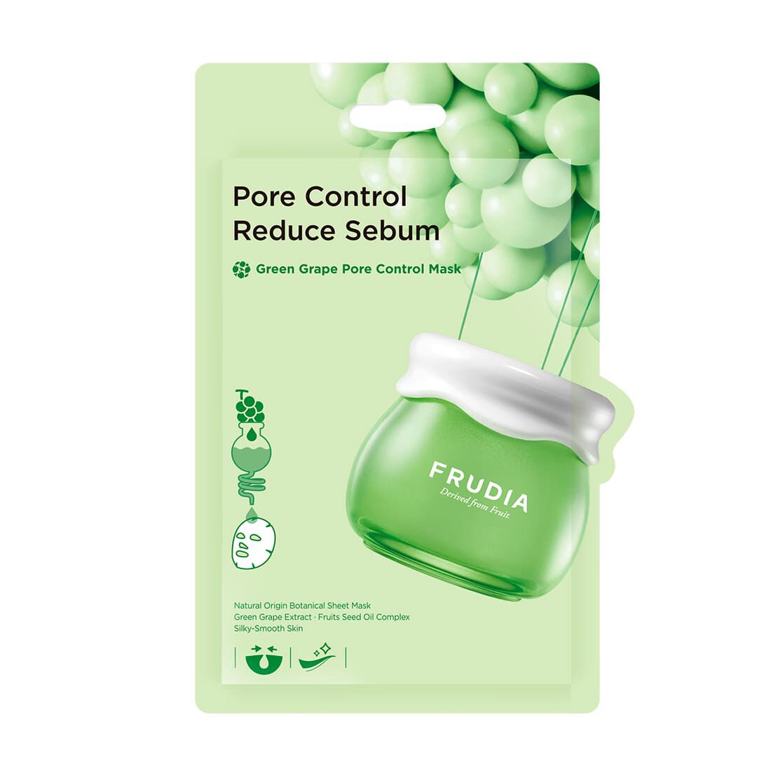 Green Grape Pore Control Mask - FRUDIA -  - Imagem 1