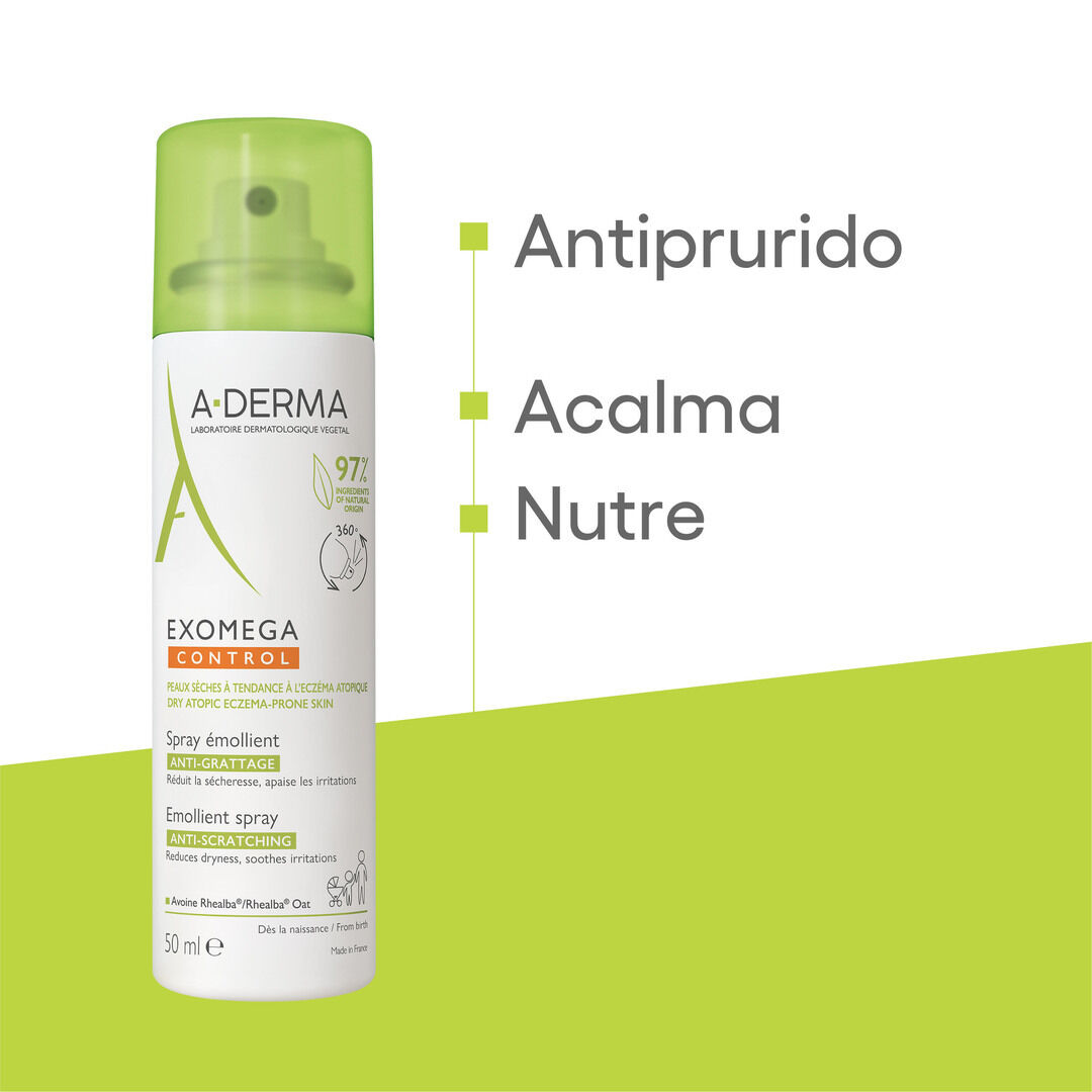 A-Derma Exomega Control Spray Emoliente - A-DERMA -  - Imagem 7