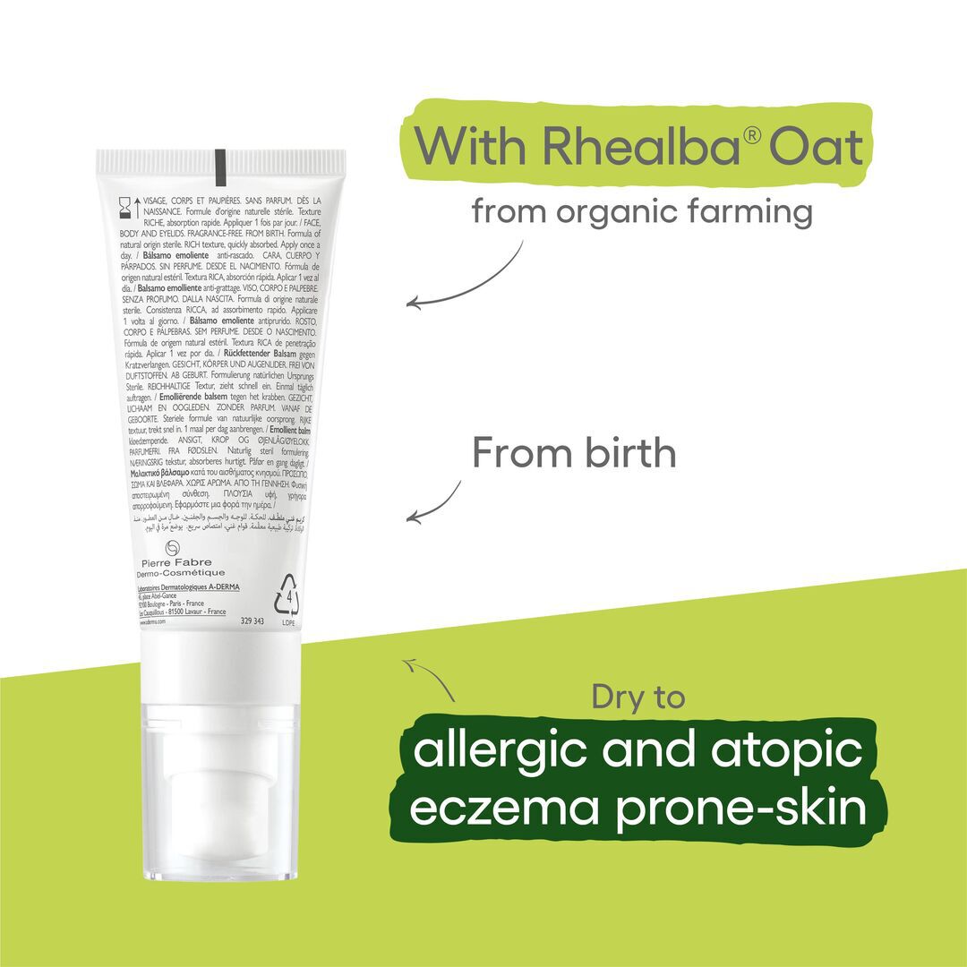 Exomega Allergo - B&aacute;lsamo Emoliente - A-DERMA -  - Imagem 3